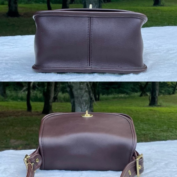 ❤️SOLD❤️Vintage Coach Mahogany Legacy Small Flap 9965 - Picture 5 of 10